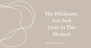 Harmony begins when you inhabit your time