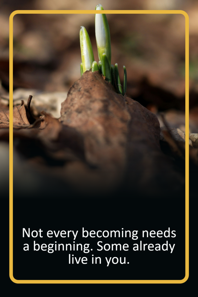 tanding in the In-Between: Honor the Space Before the Next Becoming