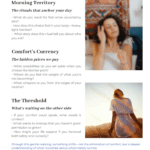 The Comfort Audit