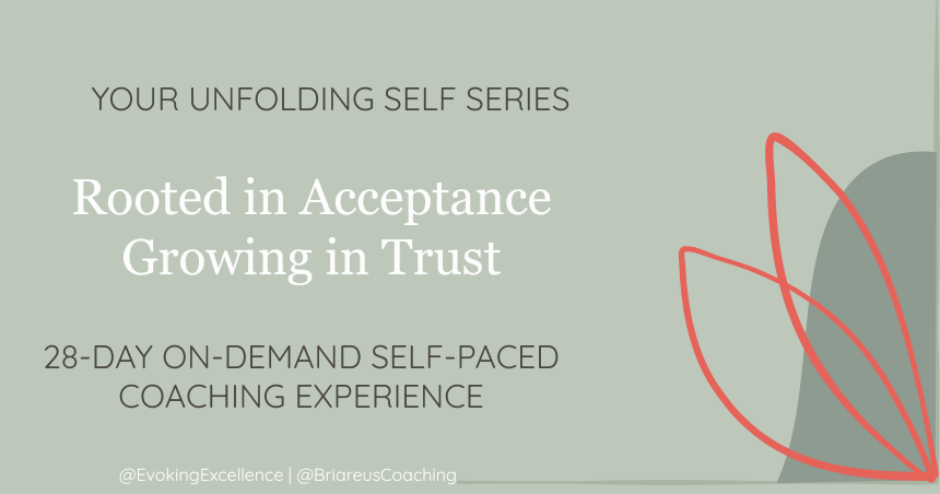 Rooted in Acceptance. Growing in Trust. Coach-Led Course. Briareus Coaching