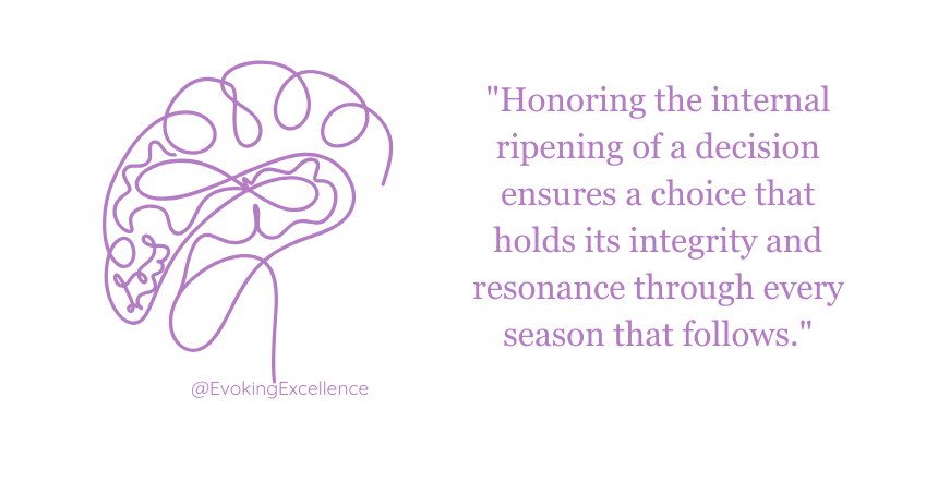 Honoring Slow Decisions — How to Reclaim Your Internal Timing