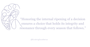 Honoring Slow Decisions — Reclaiming Internal Timing