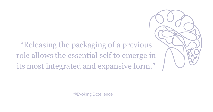 Identity in Motion — Releasing a previous container makes room for a truer expression.