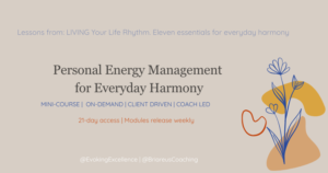 Personal Energy Management | Mini Course