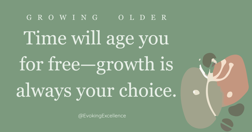 getting older or growing older